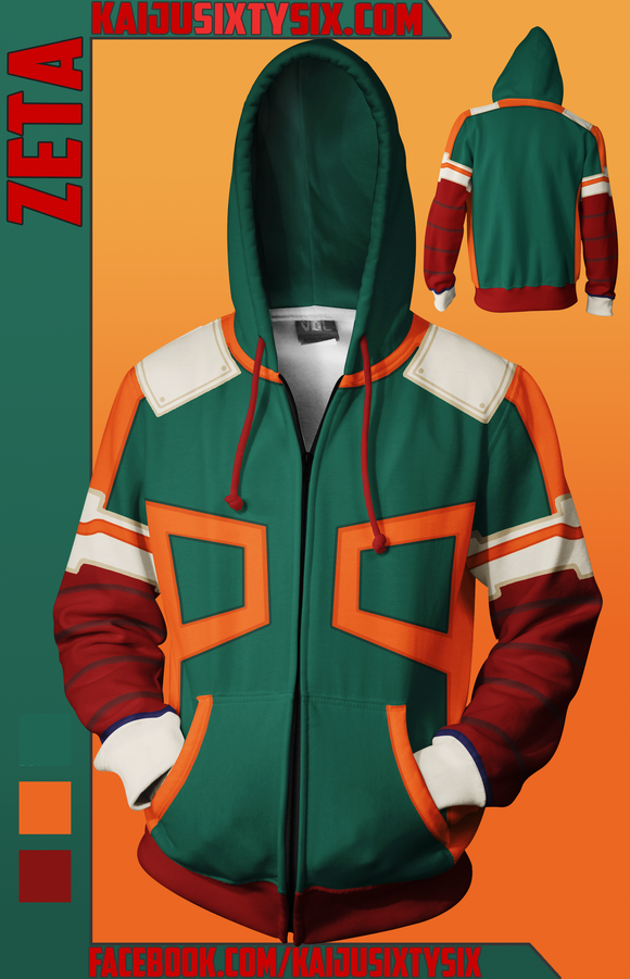 Deku Zeta Hoodie! [Preorder]